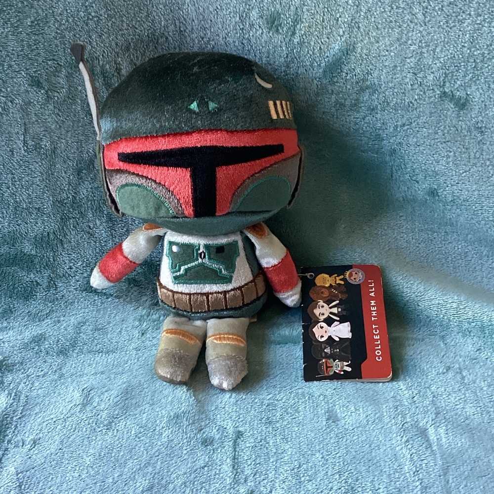 Star Wars Boba Fett Plush - Green, Red, and Gray